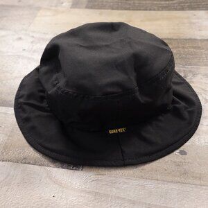 Forrester’s Gore-Tex Black Bucket Hat women's large Lightweight USA Made Vintage